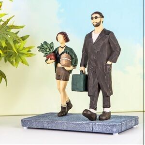 Hand-painted Figure of Mathilda and Leon the Professional, NIB